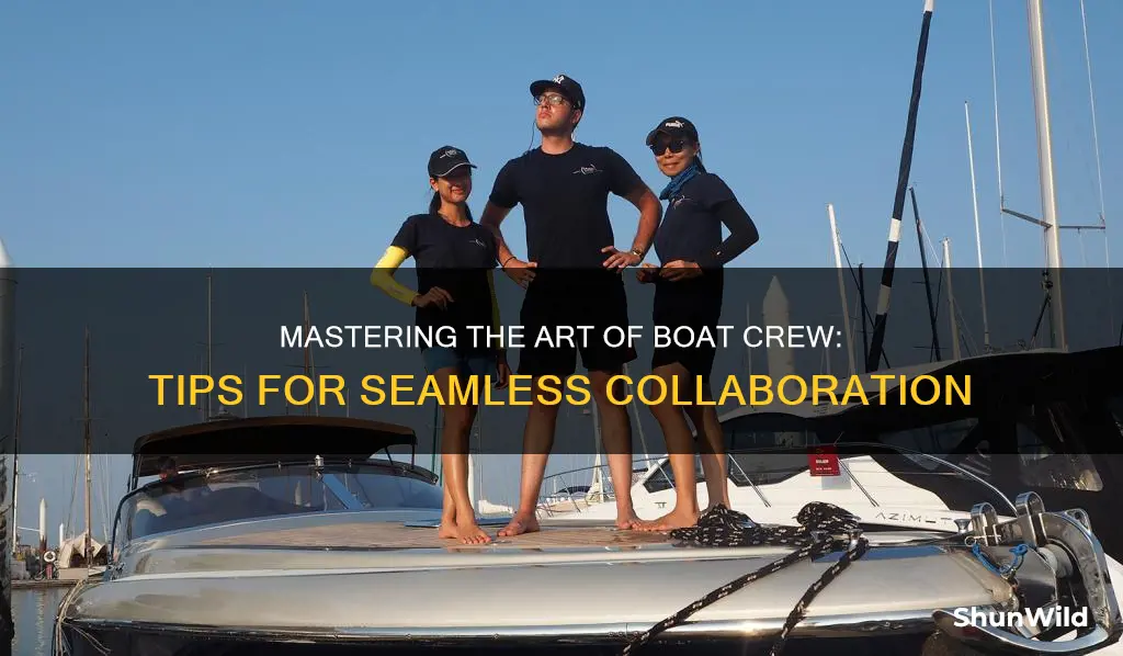 how to work on a boat crew