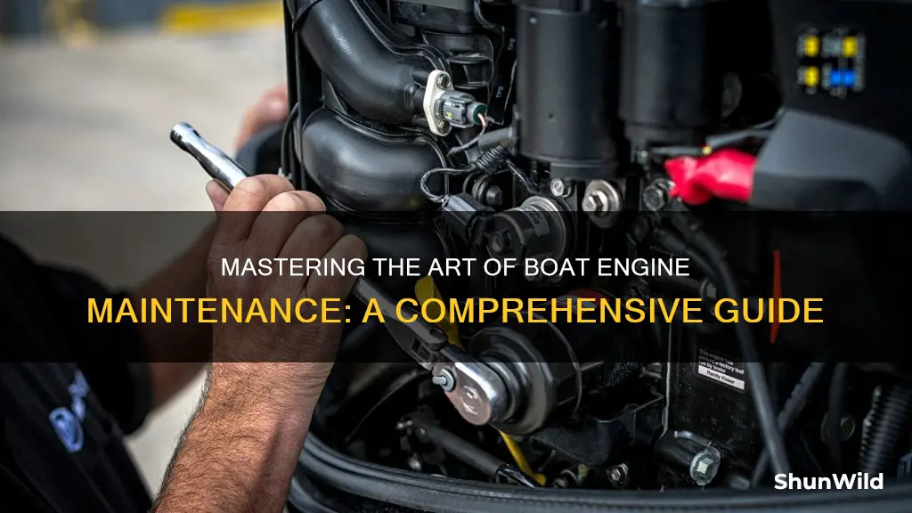 how to work on a boat engine