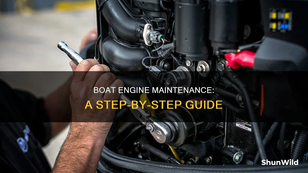 how to work on a boat engine