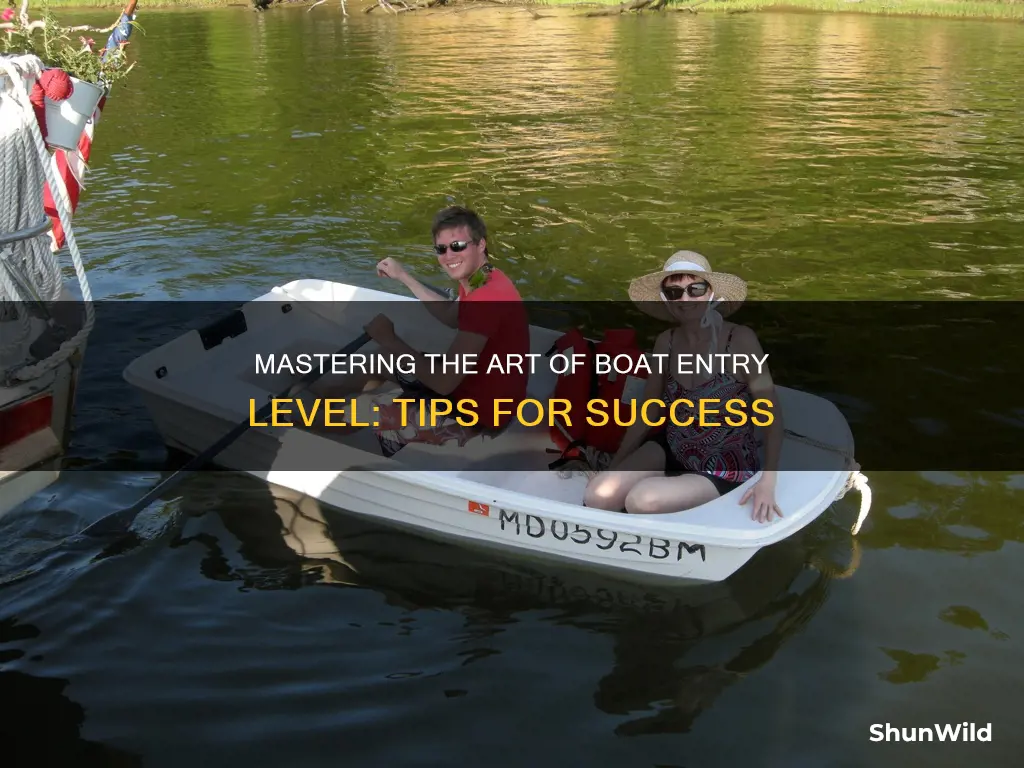 how to work on a boat entry leve