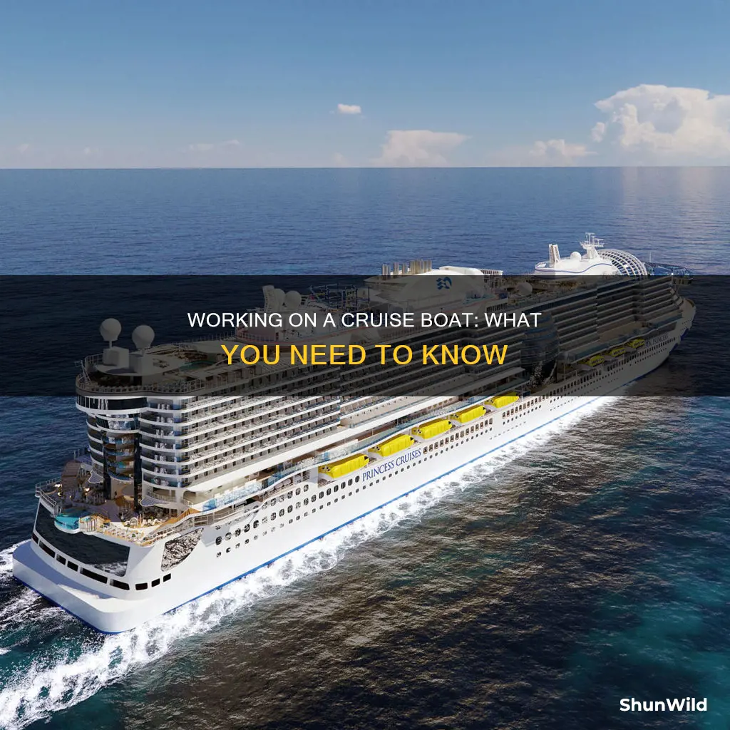how to work on a cruise boat