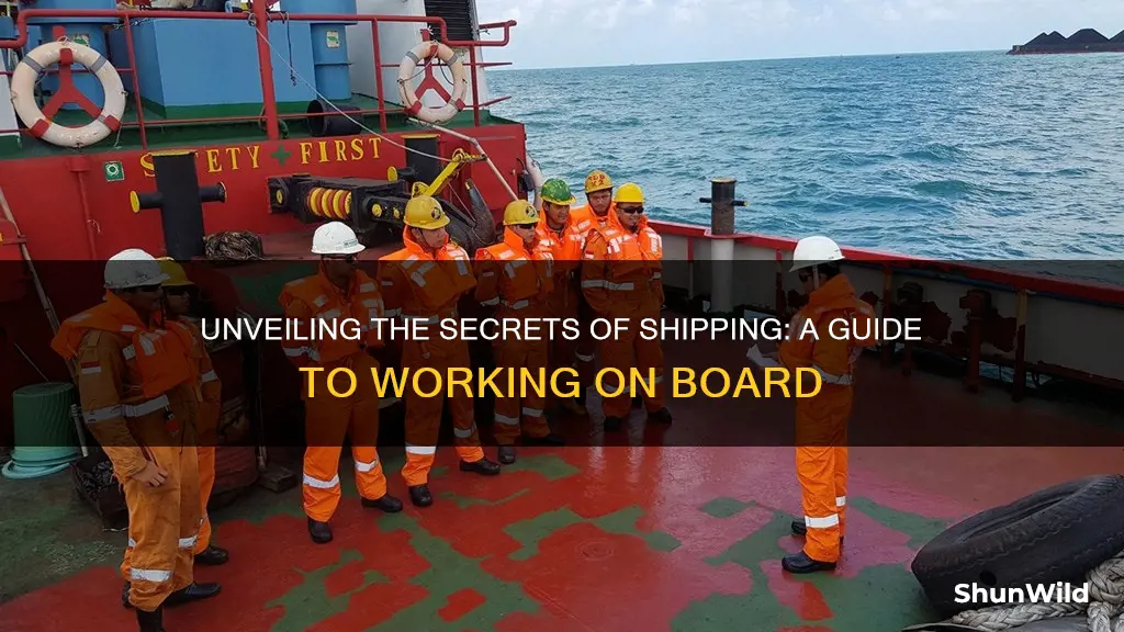 how to work on a shipping boat