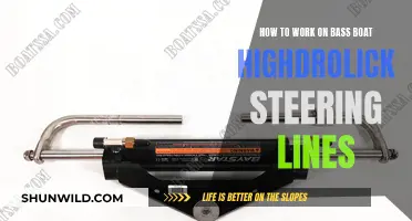 Maintain Hydraulic Steering Lines in Bass Boats