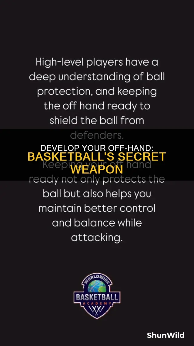how to work on your off hand in basketball
