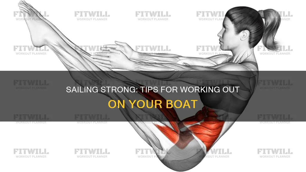 how to work out on a boat