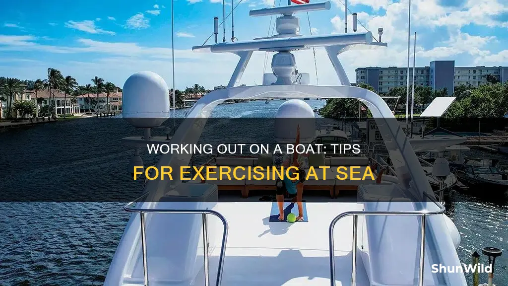 how to work out on a boat