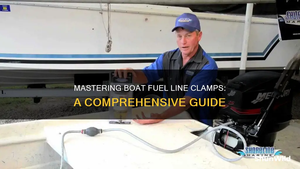 how to work with boat fuel line clamps