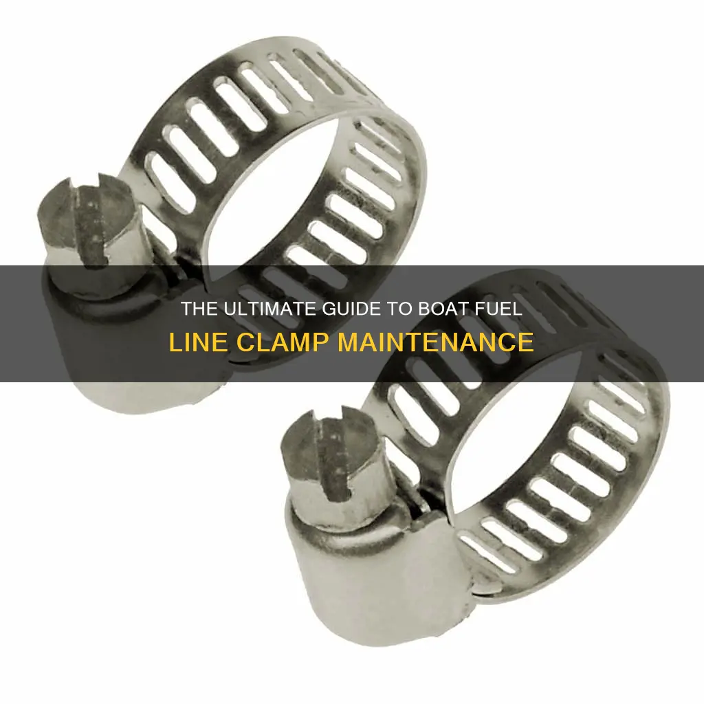 how to work with boat fuel line clamps