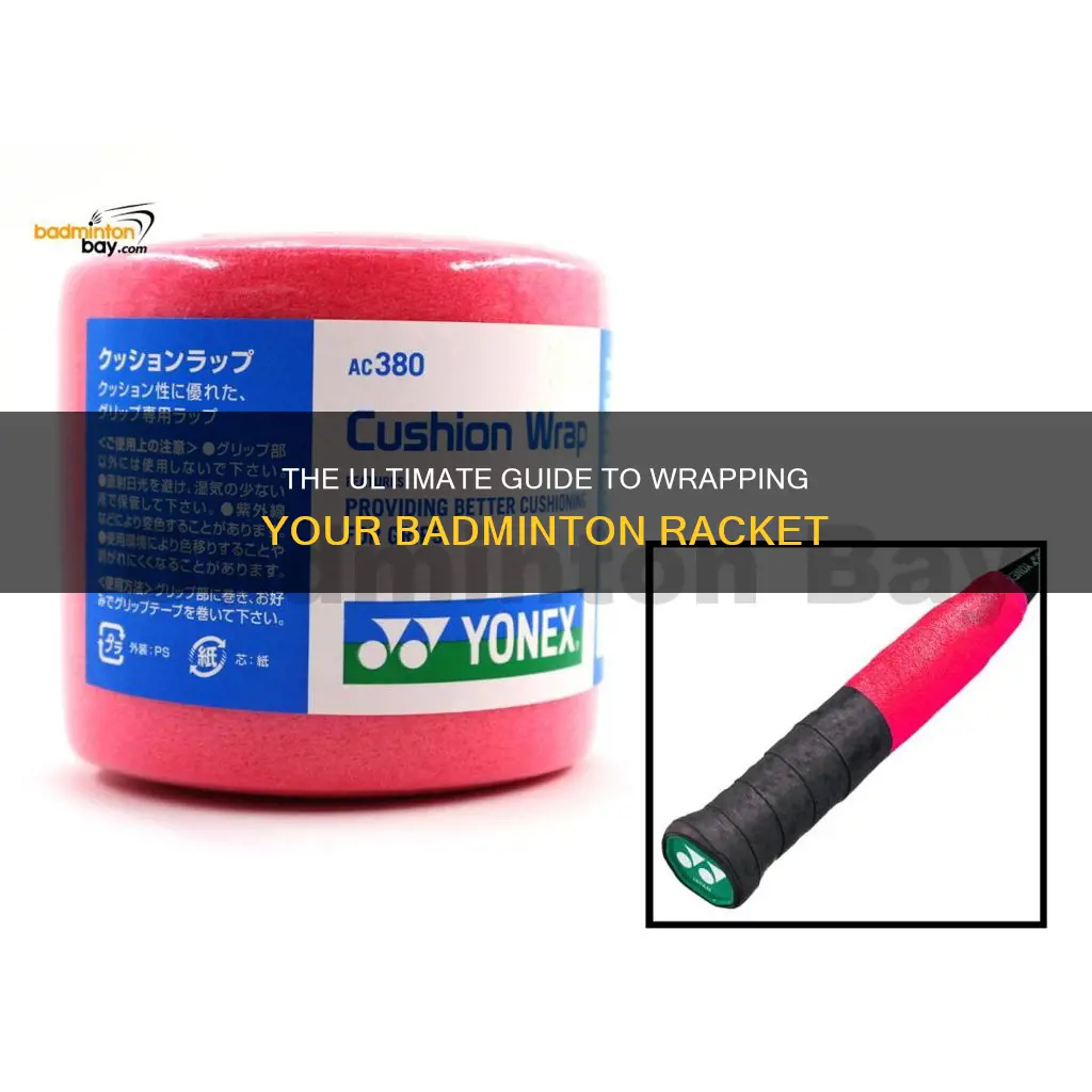how to wrap a badminton racket