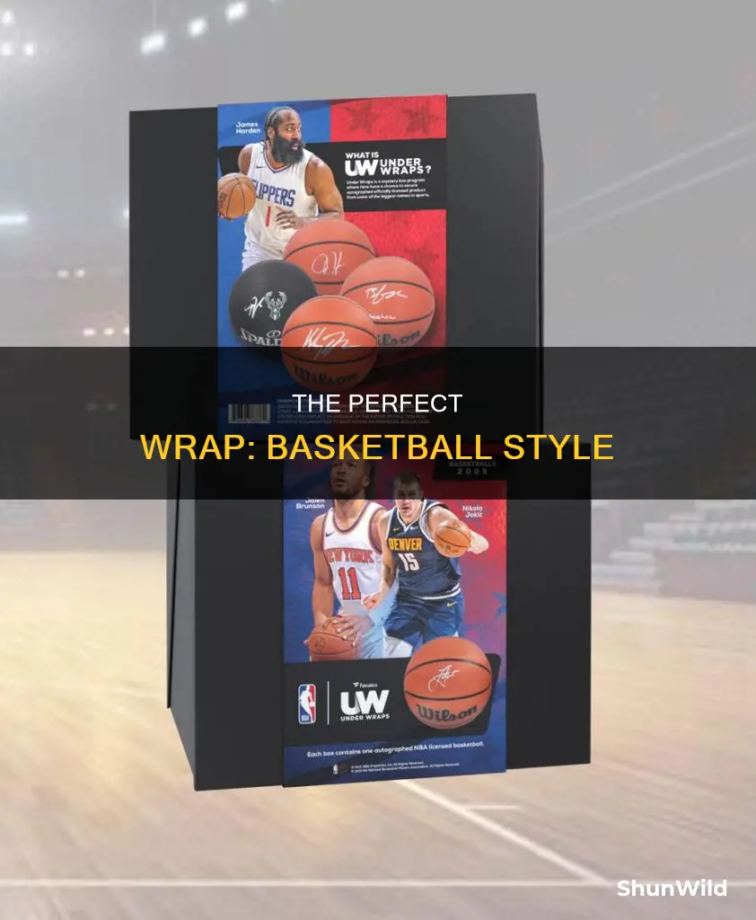 how to wrap a basketball ball
