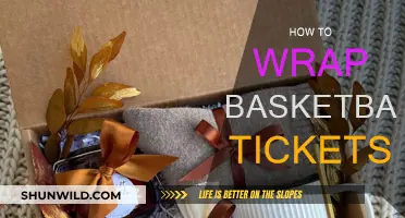 Creative Ways to Wrap Basketball Tickets as Gifts