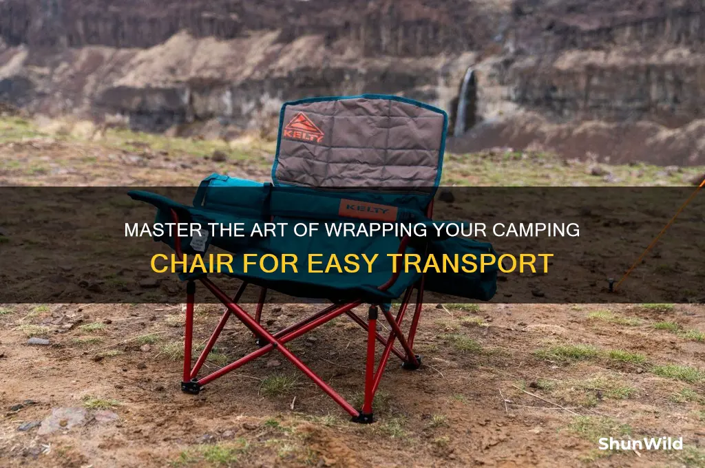 how to wrap camping chair