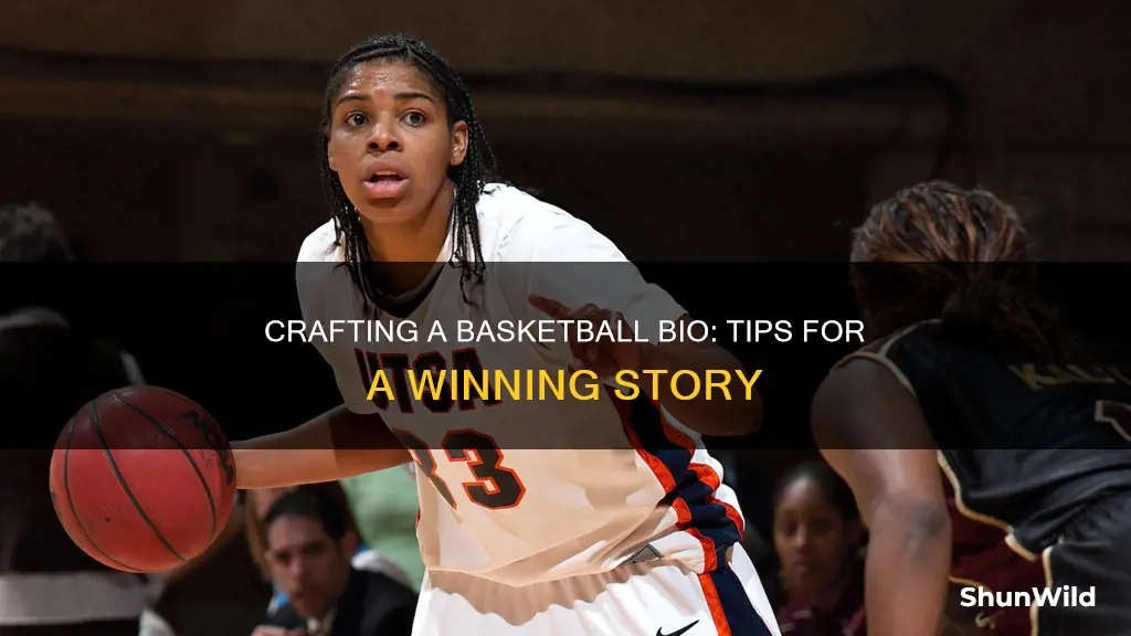 how to write a basketball bio