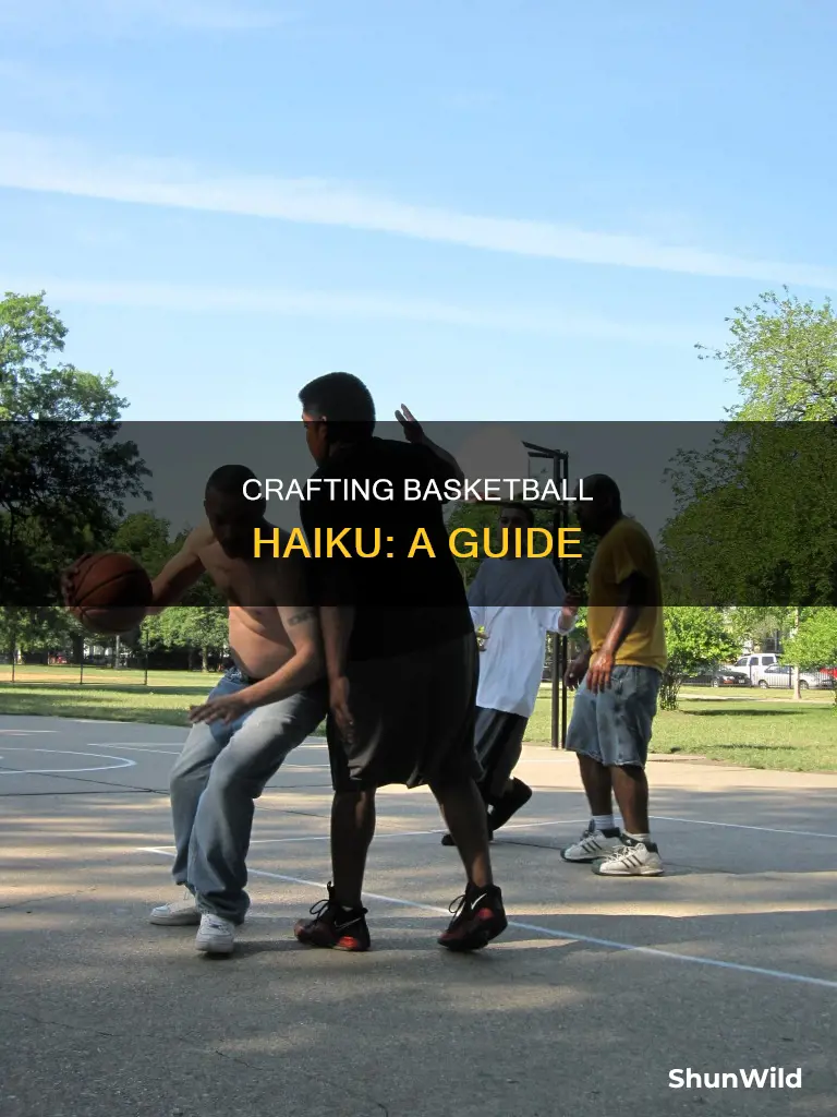 how to write a haiku about basketball