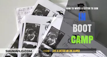 Writing to Your Son in Boot Camp: Tips for Meaningful Letters