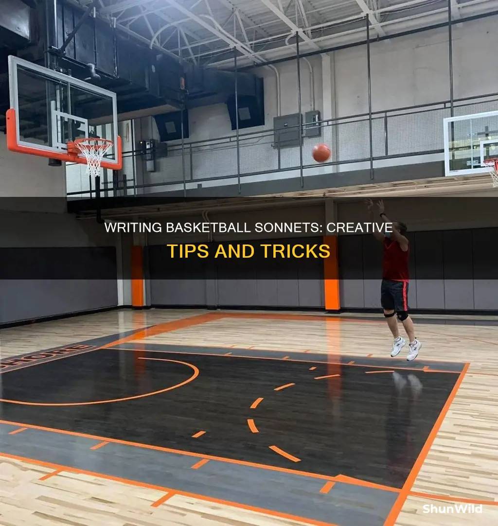 how to write a sonnet about basketball