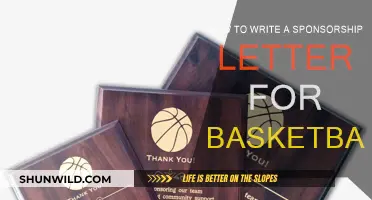 Writing a Basketball Sponsorship Letter: Tips and Tricks