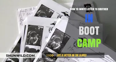 Writing to Your Brother in Boot Camp: Tips for a Meaningful Letter