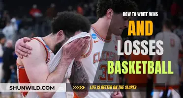 Writing Wins and Losses: A Basketball Guide