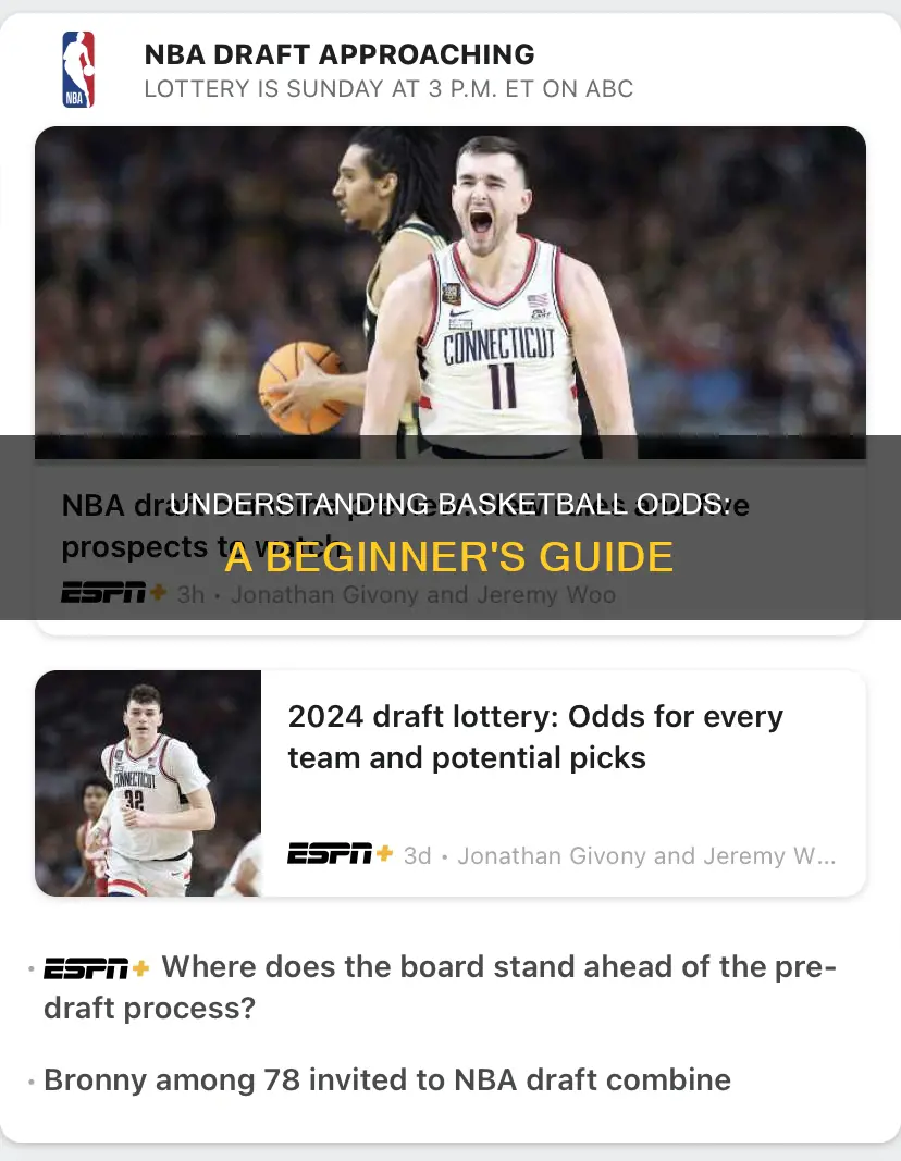how toread basketball odds