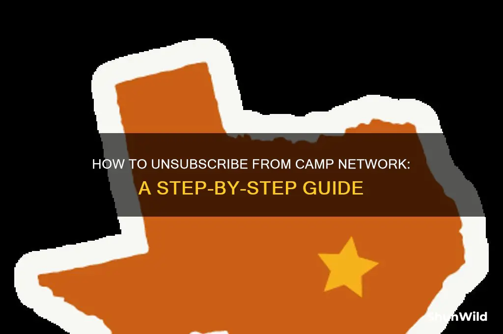 how unsubscribe from camp network