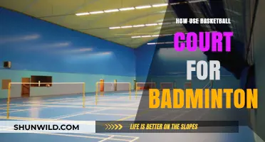 Transforming Basketball Courts for Badminton Games