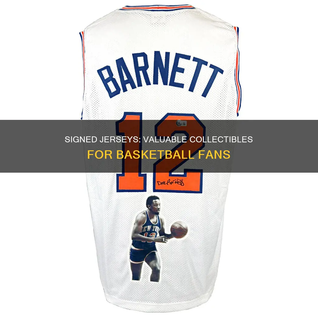 how valuable are signed basketball jerseys