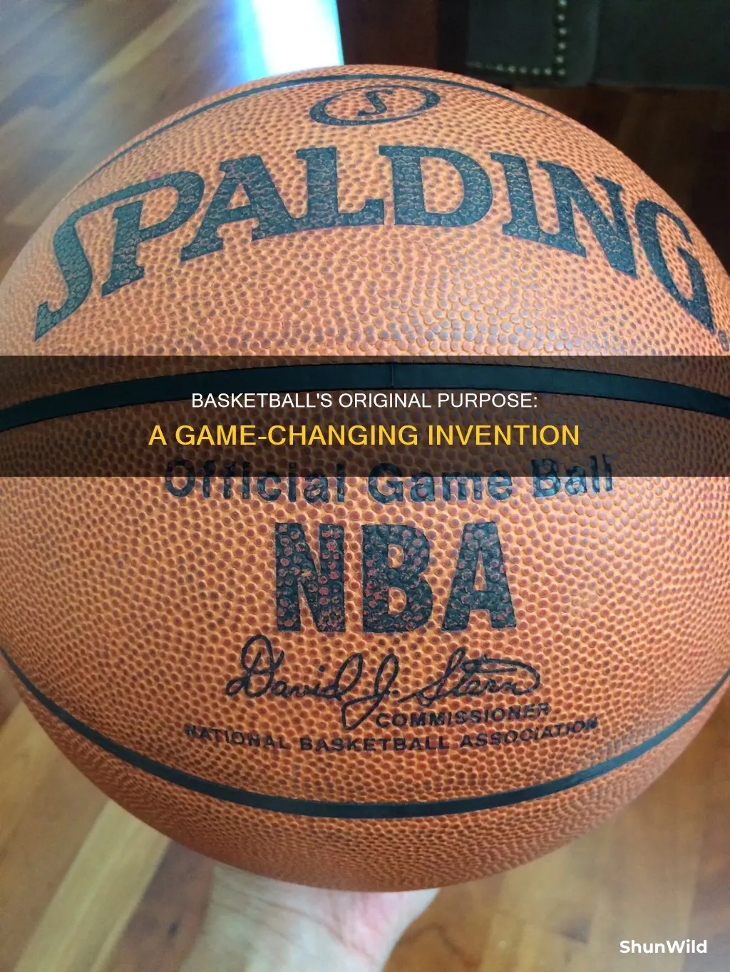 how was basketball used originally