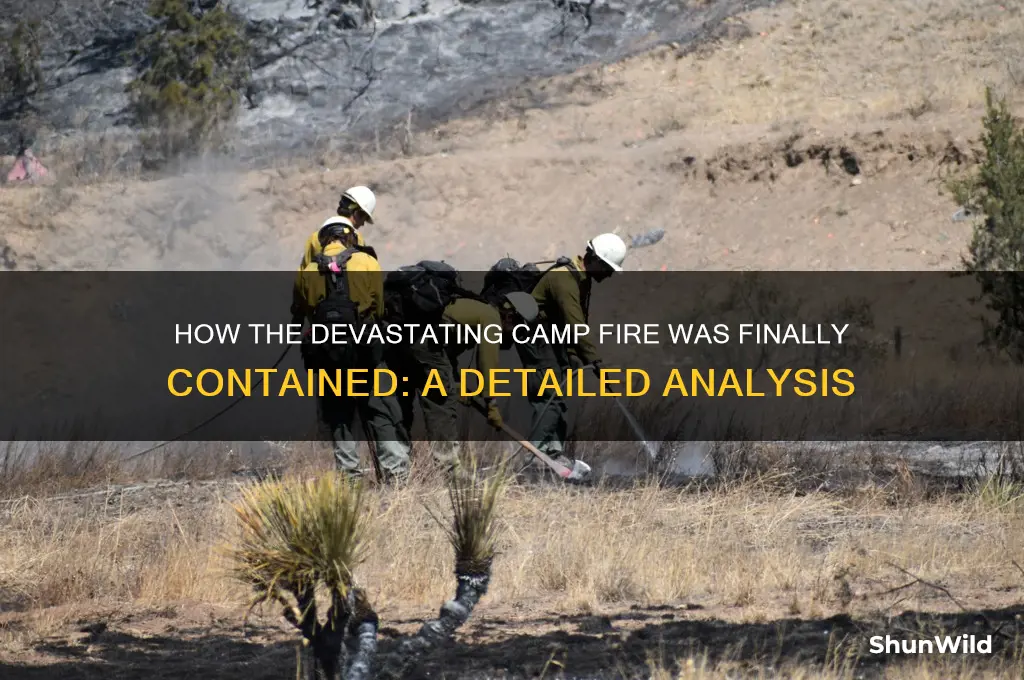 how was camp fire contain