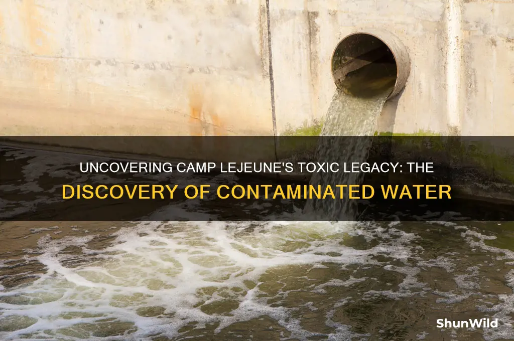 how was camp lejeune discovered
