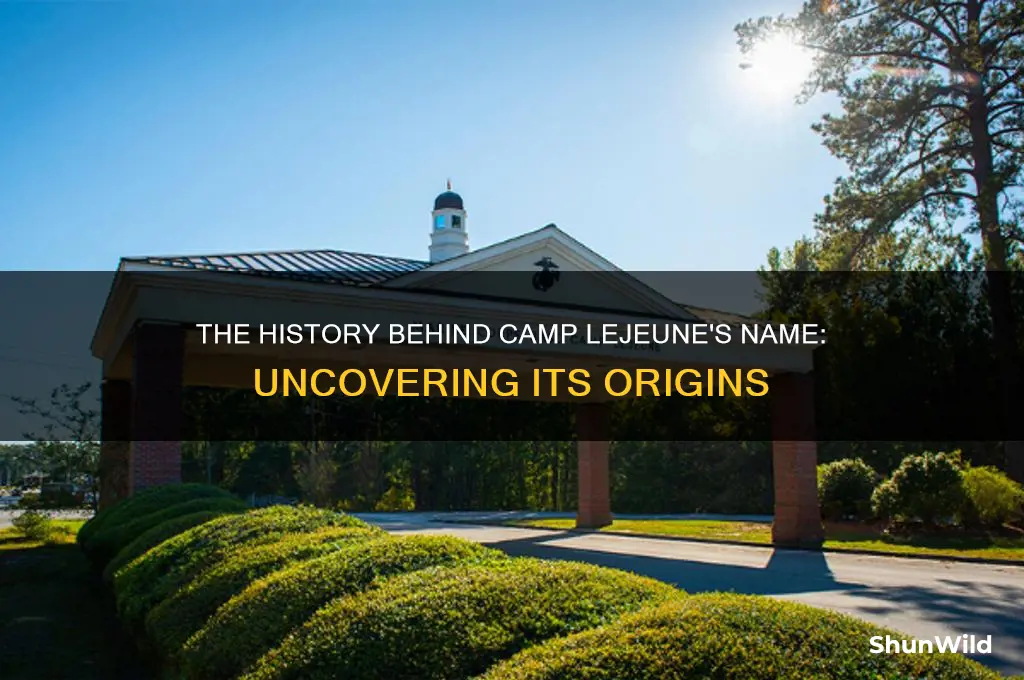 how was camp lejeune named