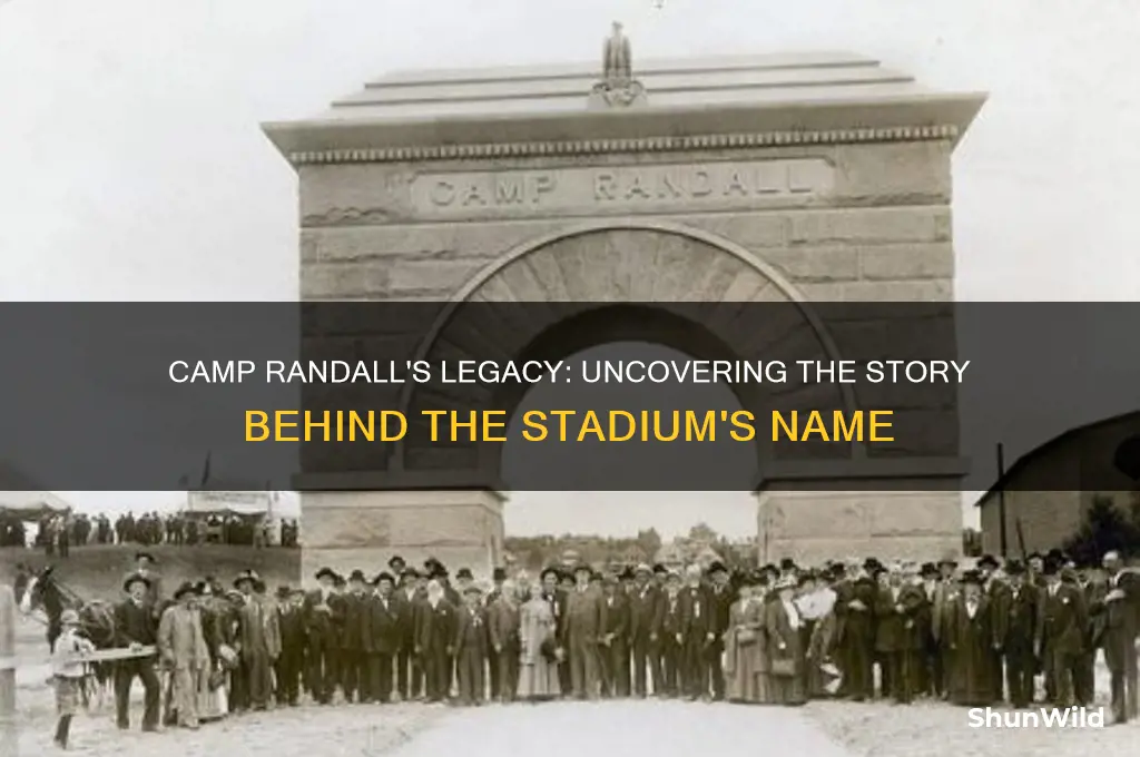 how was camp randall named