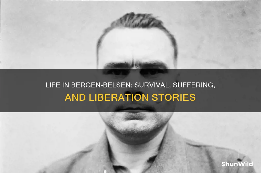 how was life in bergen belsen concentration camp