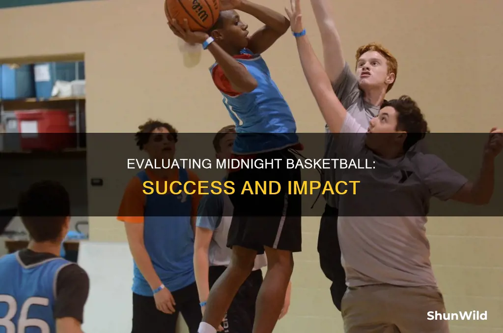 how was midnight basketball evaluated