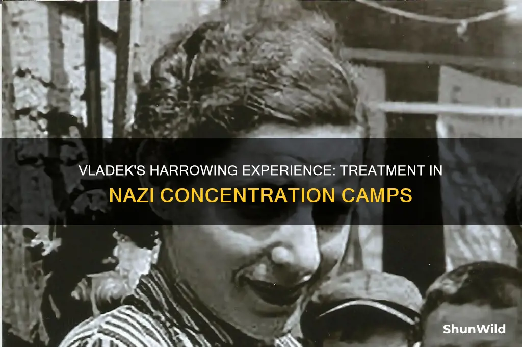 how was vladek treated in the concentration camps