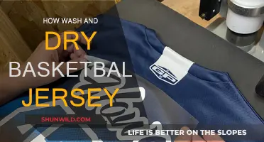 Washing and Drying Your Basketball Jersey: A Quick Guide