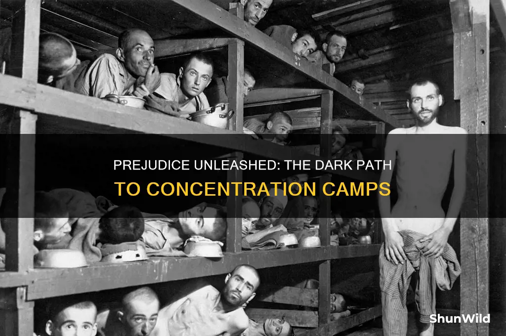 how were concentration camps a result of prejudice