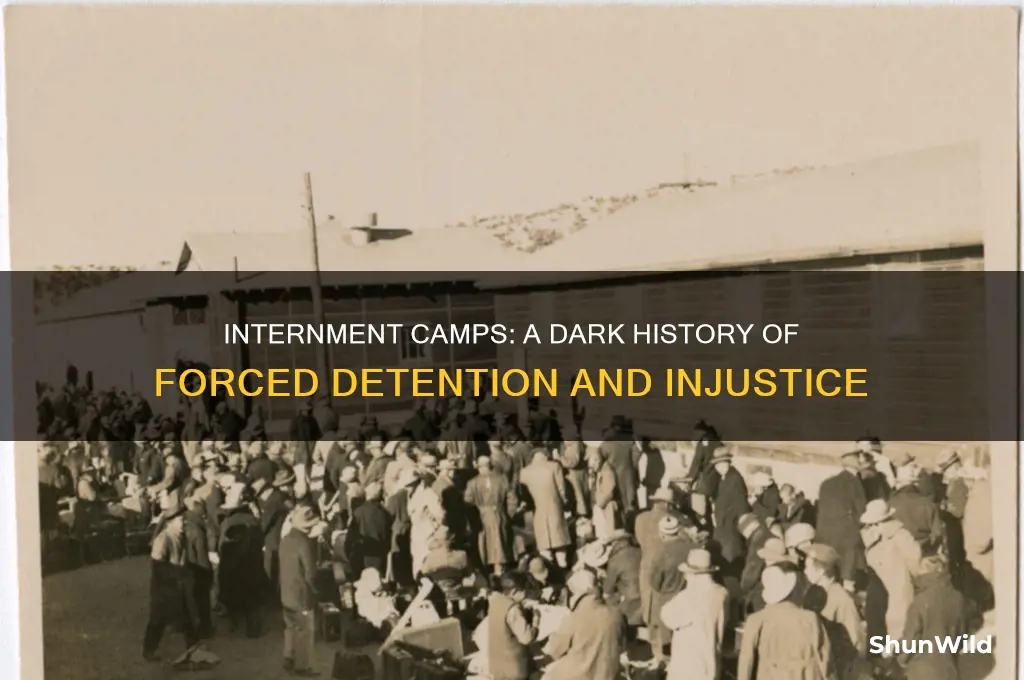 how were internment camps used