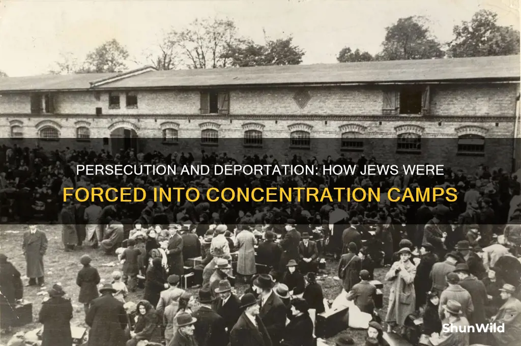 how were jews forced into concentration camps