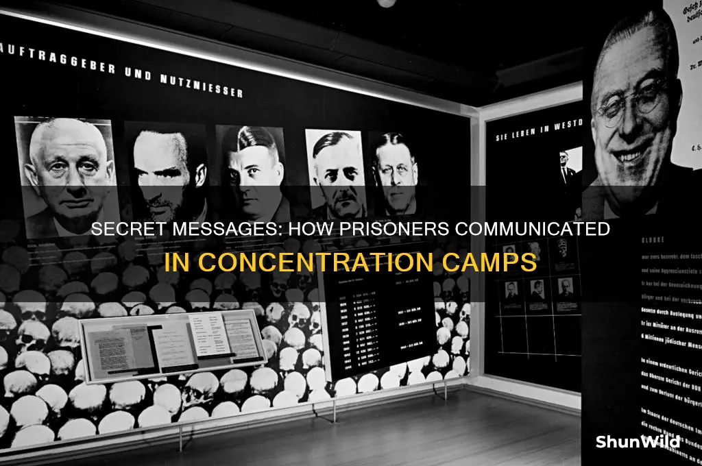 how were letters sent in concentration camps