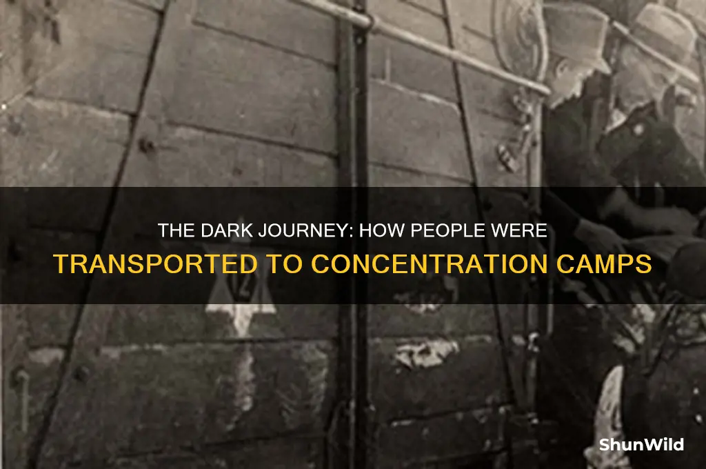 how were people taken to concentration camps
