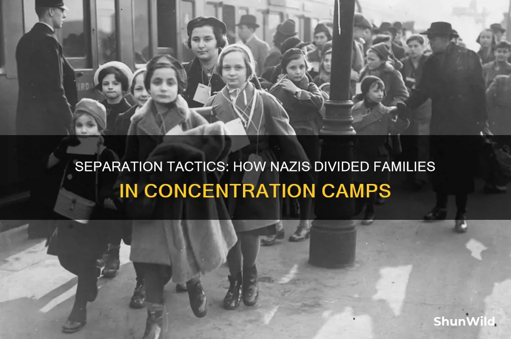 how where people seperated in concentration camps