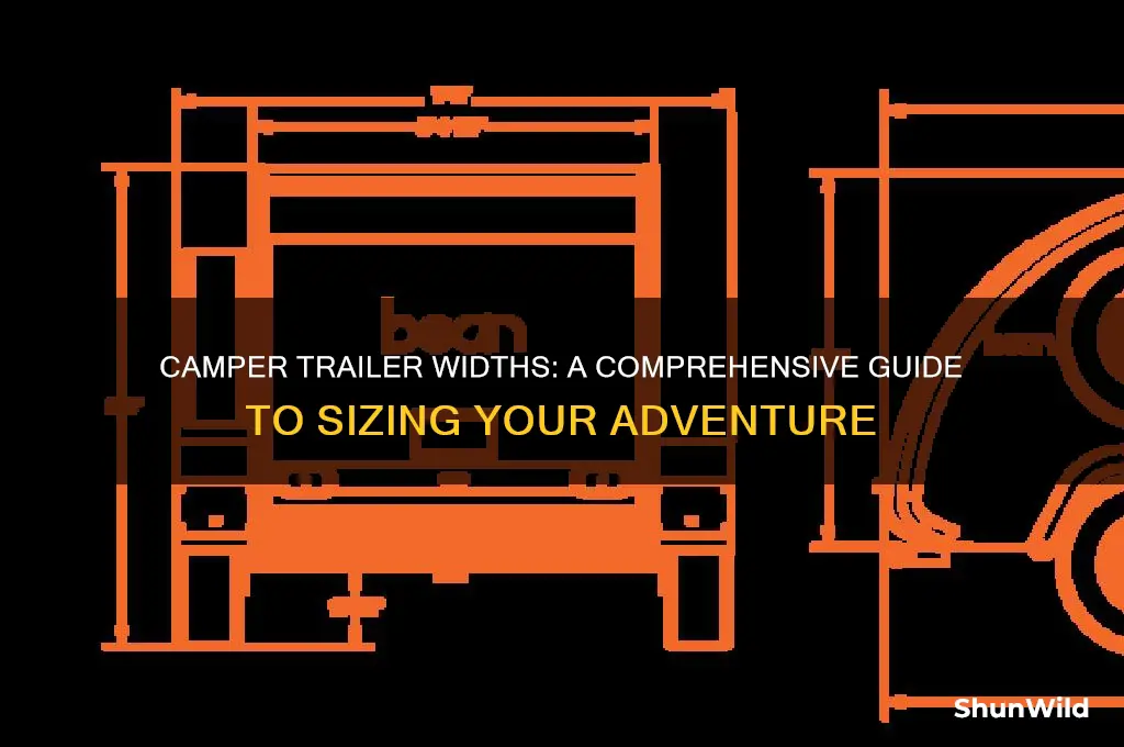 how wide are camper trailers