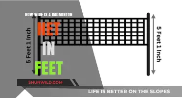 Badminton Net Width: Feet and Inches Explained