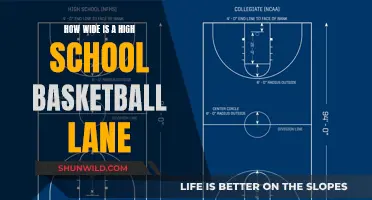 The Basketball Lane: Width and High School Standards