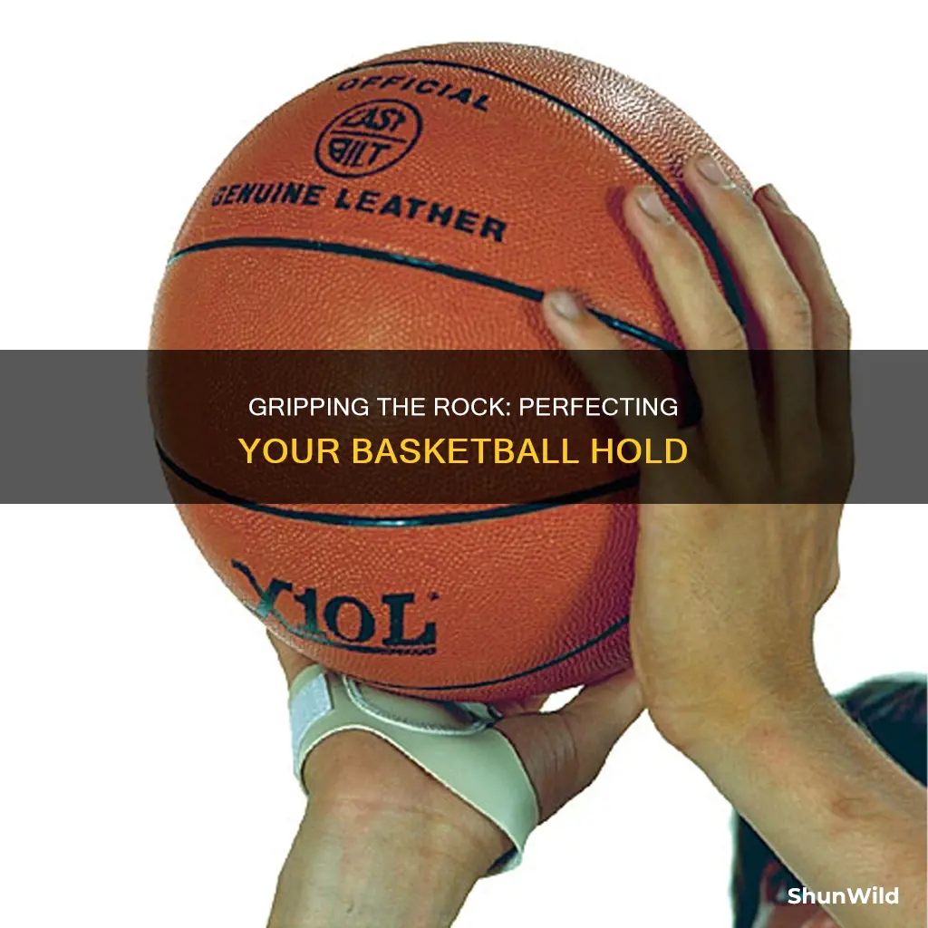 how you should hold a basketball