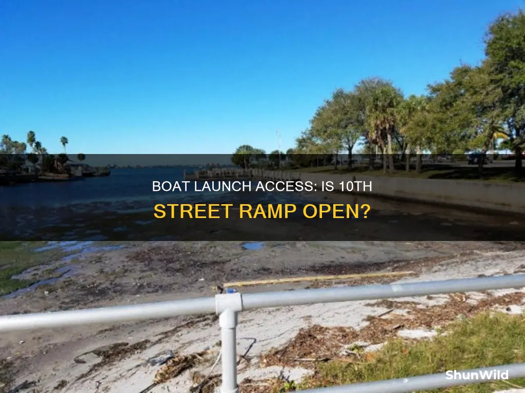 is 10th street boat ramp open