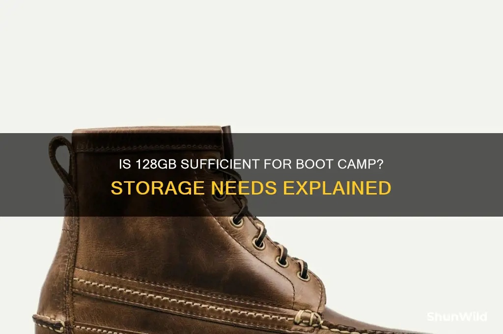 is 128gb enough for boot camp