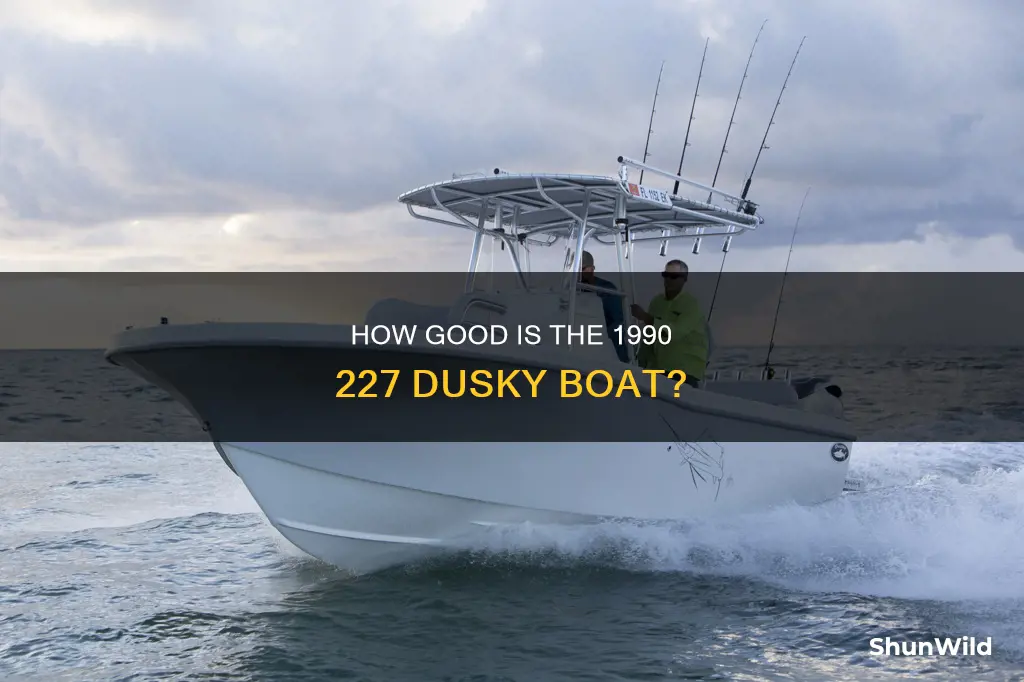 is 1990 227 dusky a good boat