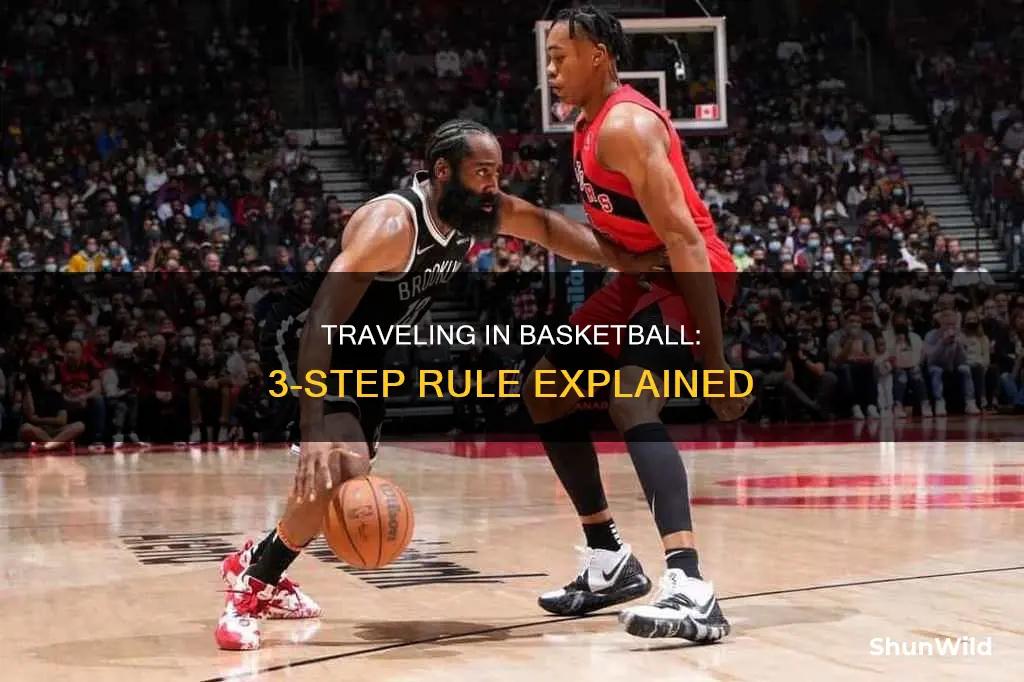 is 3 steps a travel in basketball